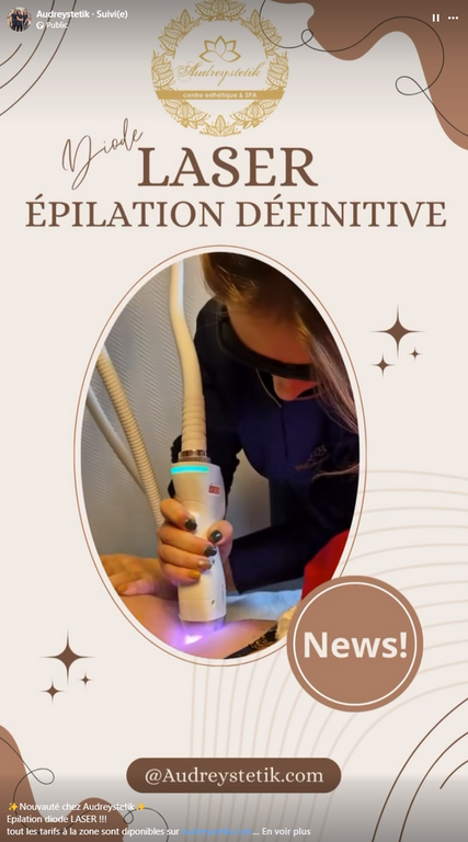 EPILATION DEFINITIVE AU LASER A LOUVIERS